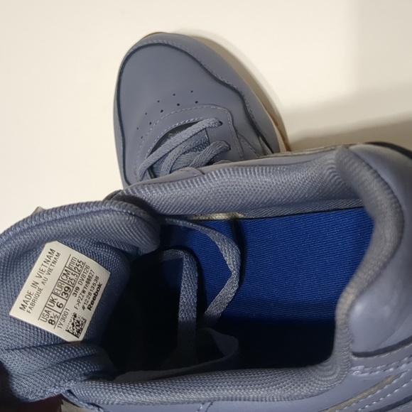 Reebok Womens 8.5 Classic Harman Run Shoes Cool Shadow White Grey - Picture 8 of 8